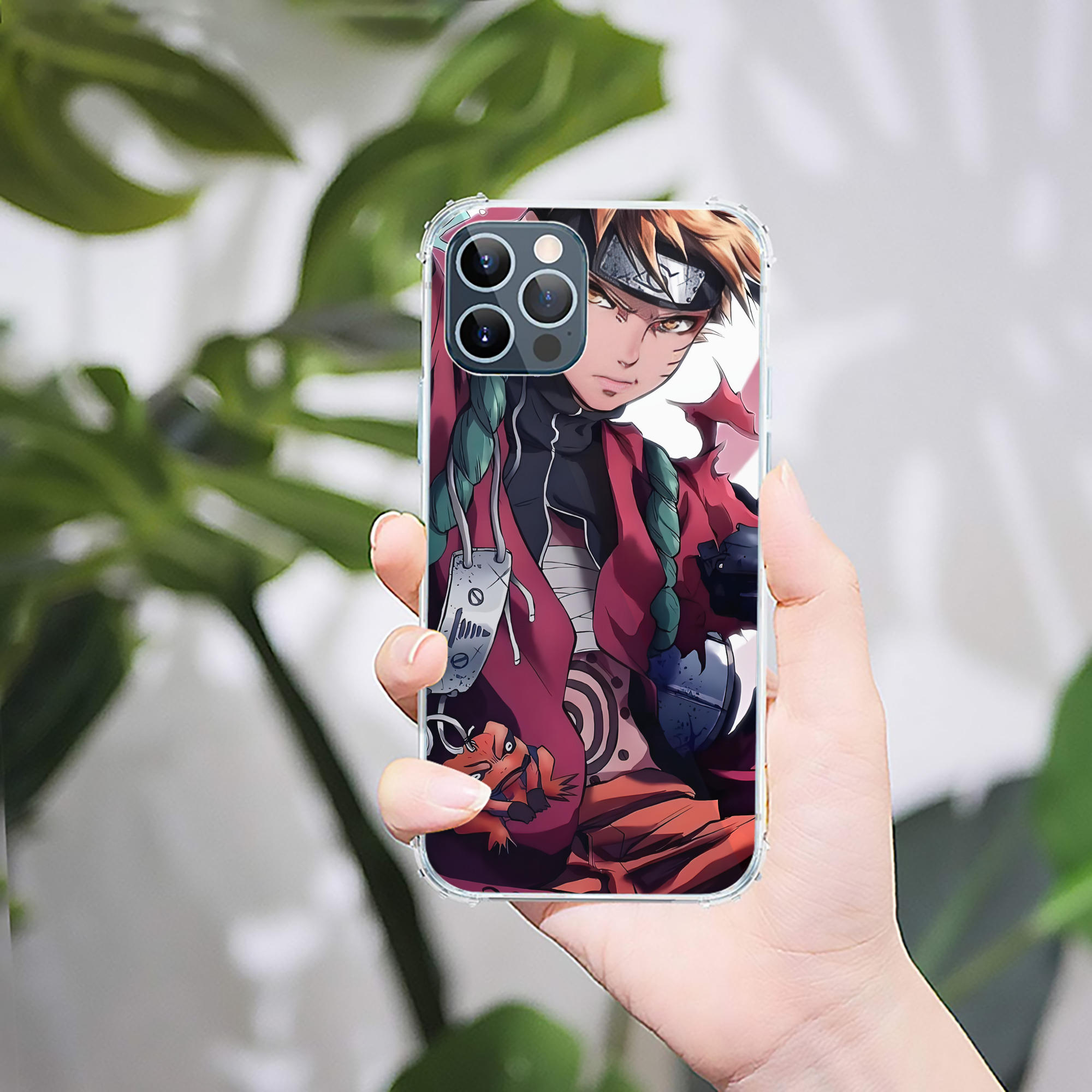 （画像用） NARUTO -ナルト- NARUTO -ナルト- 疾風伝 【iPhone 12シリーズ対応】透明スマホケース（クリアソフトケース）